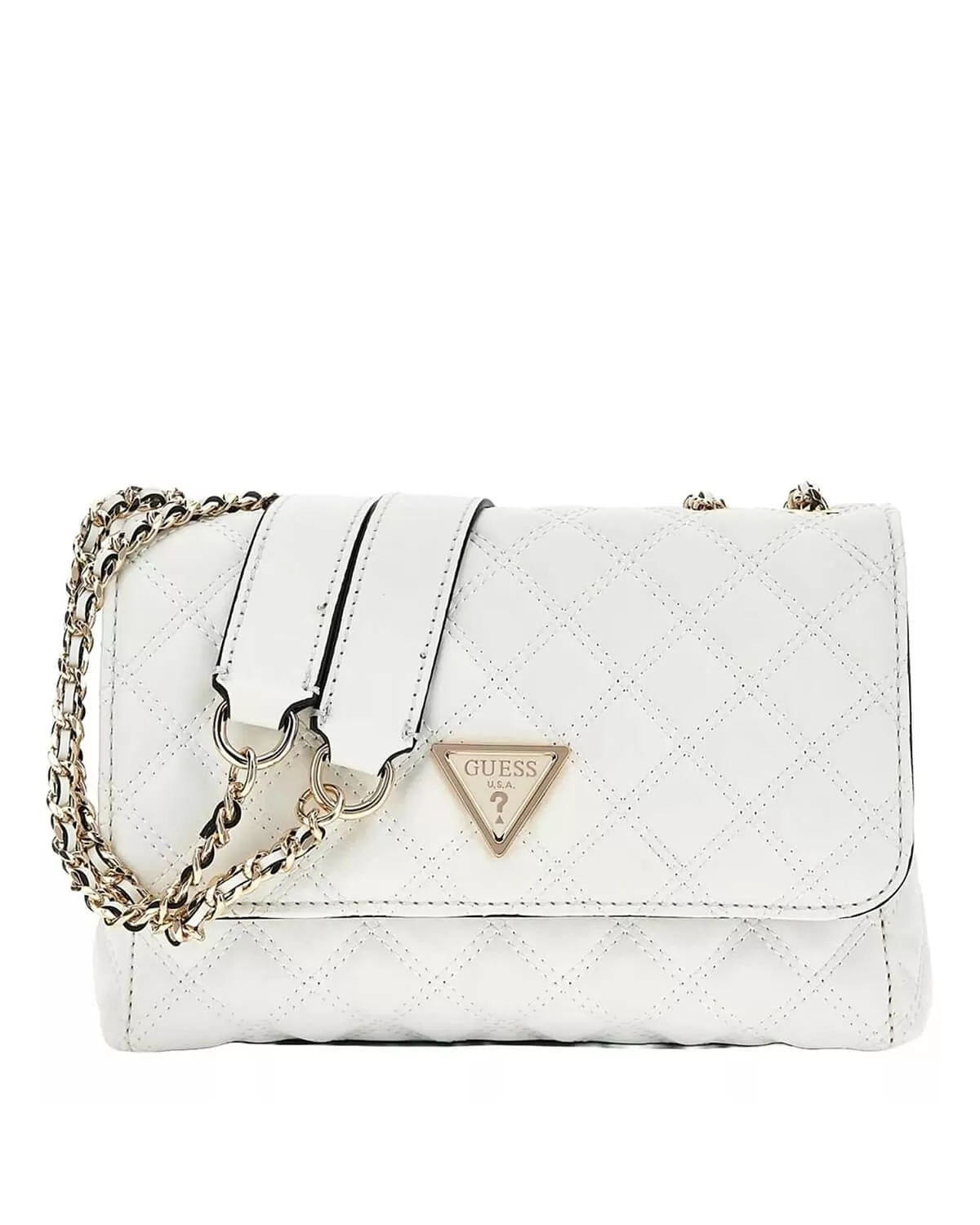 Guess Giully Cmprtmnt Cnvrtble Flp White