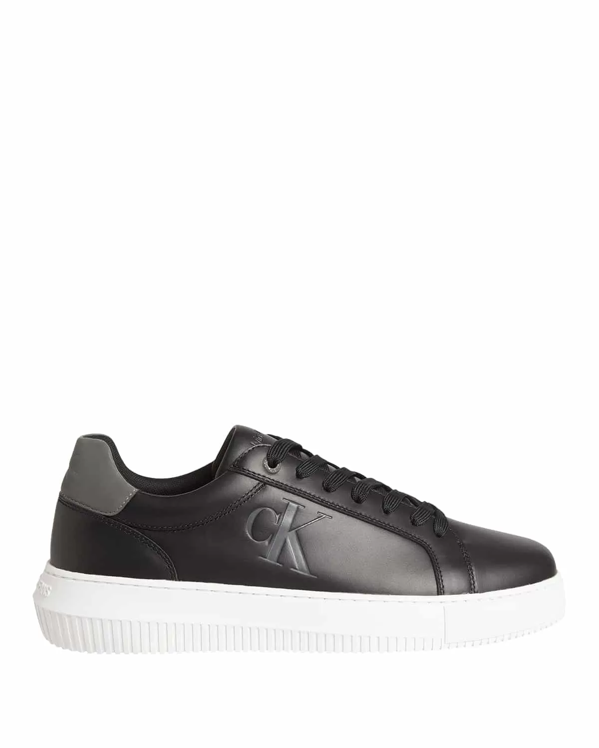 Calvin Klein - Chunky Cupsole Laceup Low Lth Sneakers Black