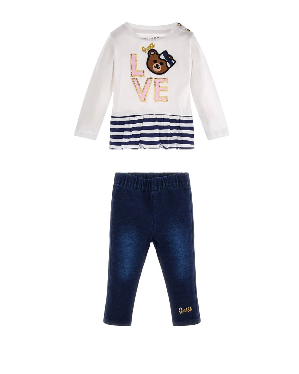 GUESS Βρεφικό Set Guess Μπλούζα + Παντελόνι - Set