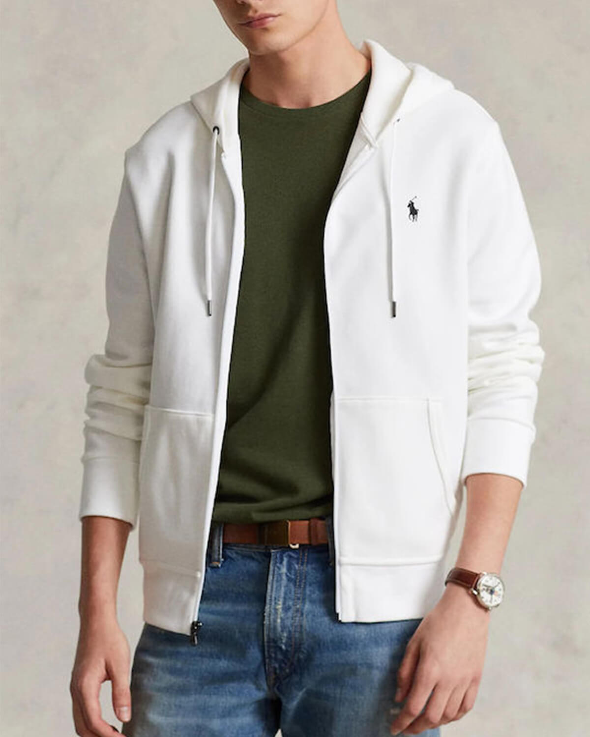 POLO RALPH LAUREN Ανδρική Ζακέτα με Κουκούλα Polo Ralph Lauren - Lsfzhoodm1710881517006