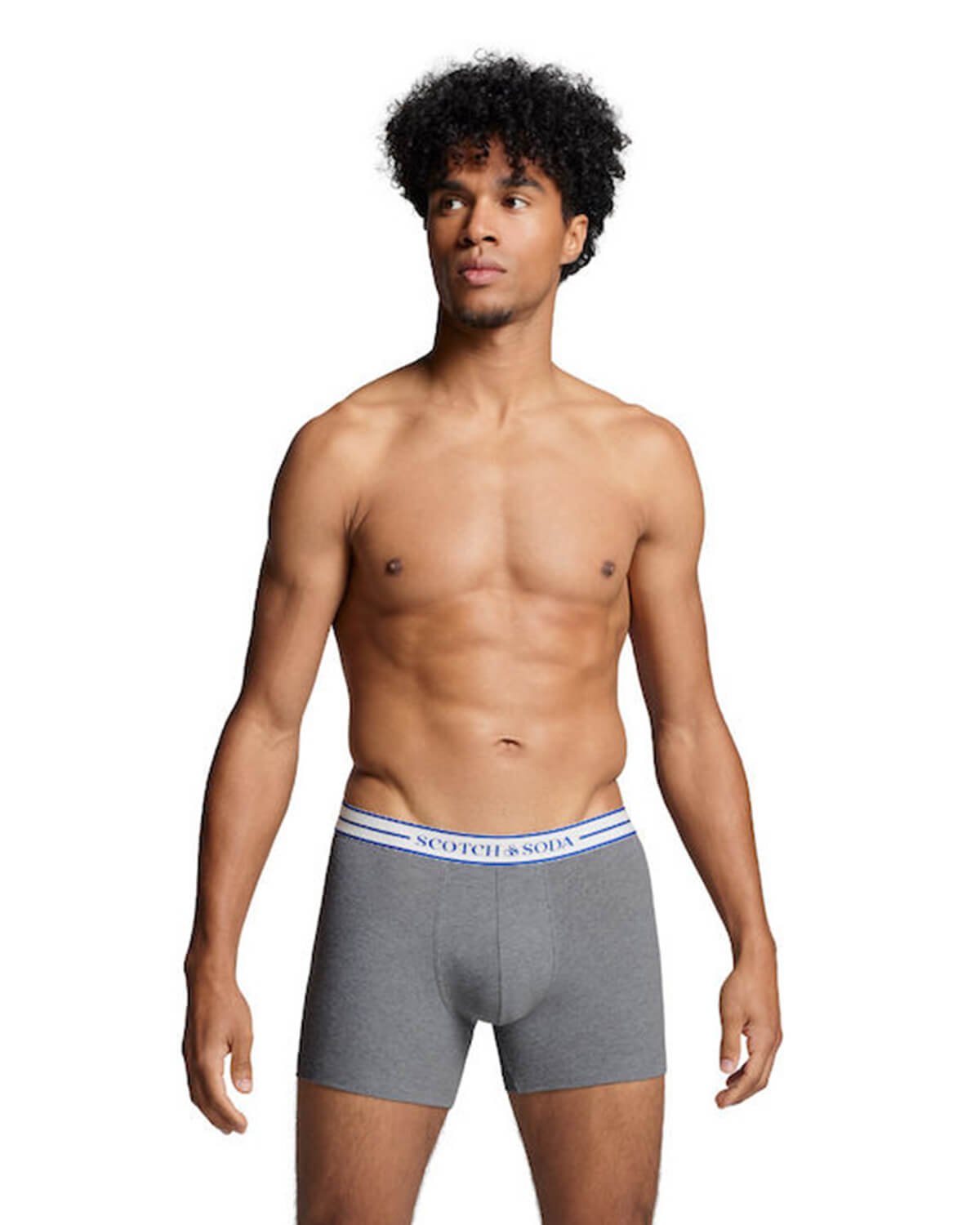 Ανδρικά Μπόξερ Scotch & Soda 3 Τεμάχια - Large Logo φωτογραφία