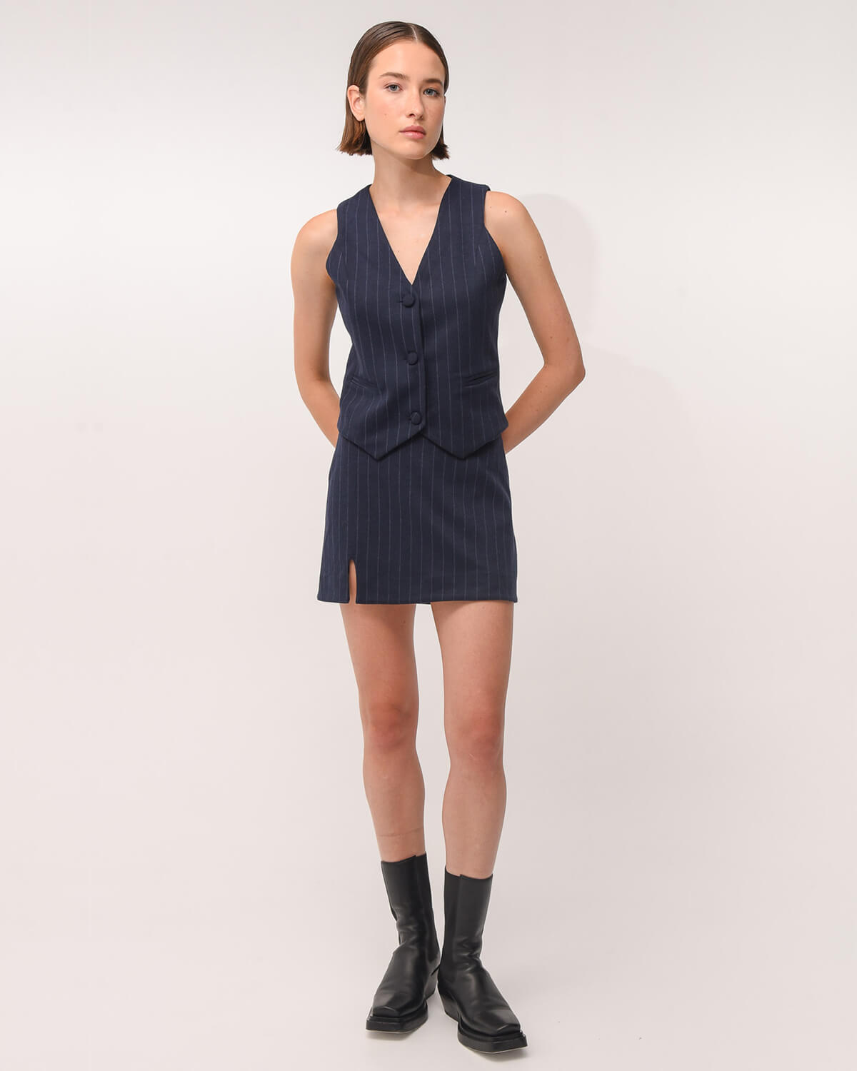 Γυναικείο Γιλέκο SunSetGo - Milana Stripped φωτογραφία