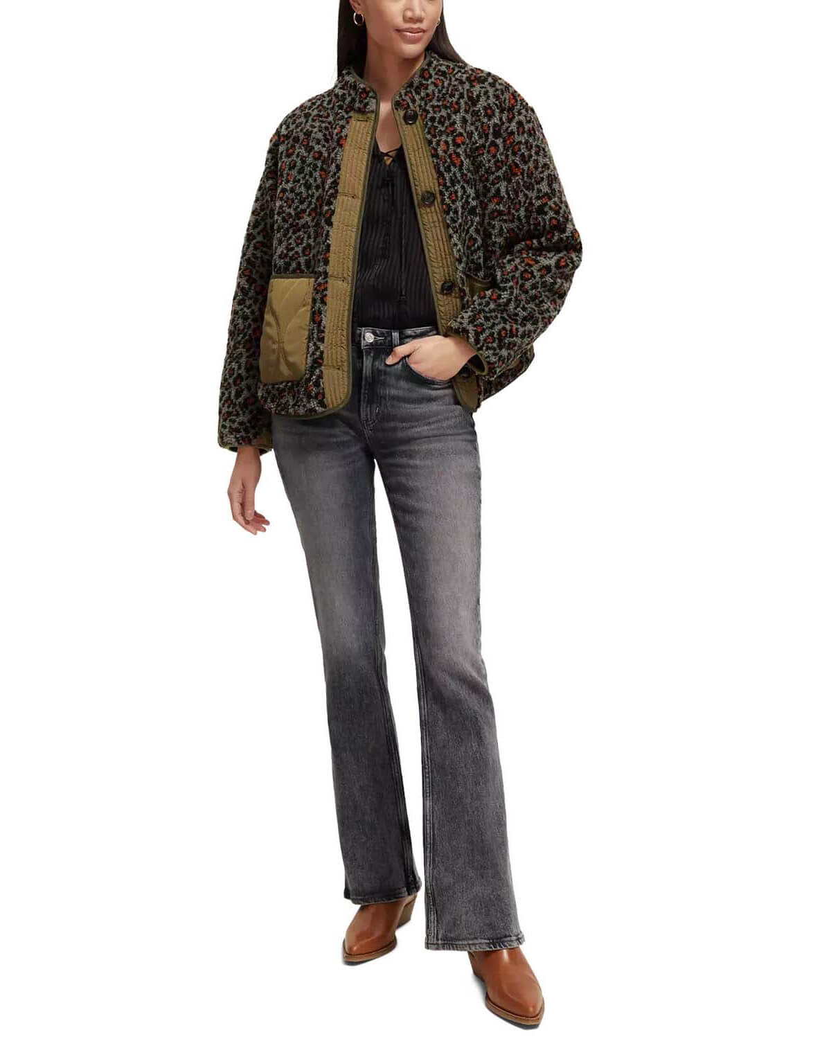 Γυναικείο Τζιν Παντελόνι Scotch & Soda - The Charm Flared 173424 SC6224 φωτογραφία