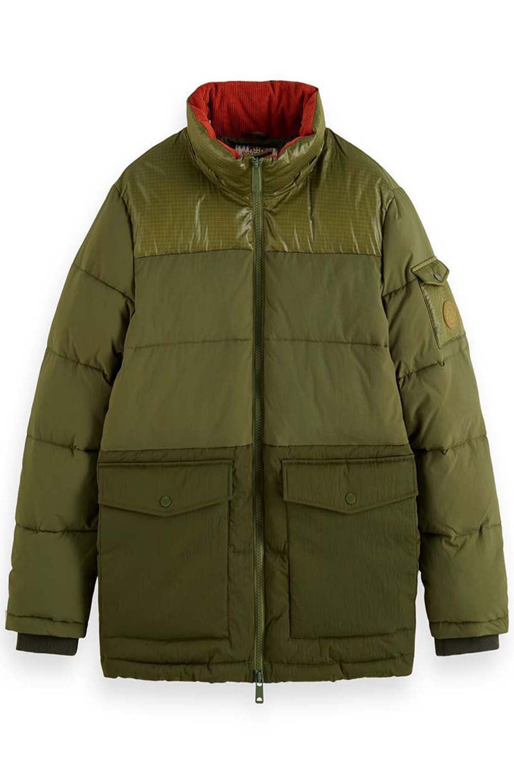 Ανδρικό Jacket Scotch & Soda - Mid Length Fabric Mix Puffa 174395 SC0115 φωτογραφία