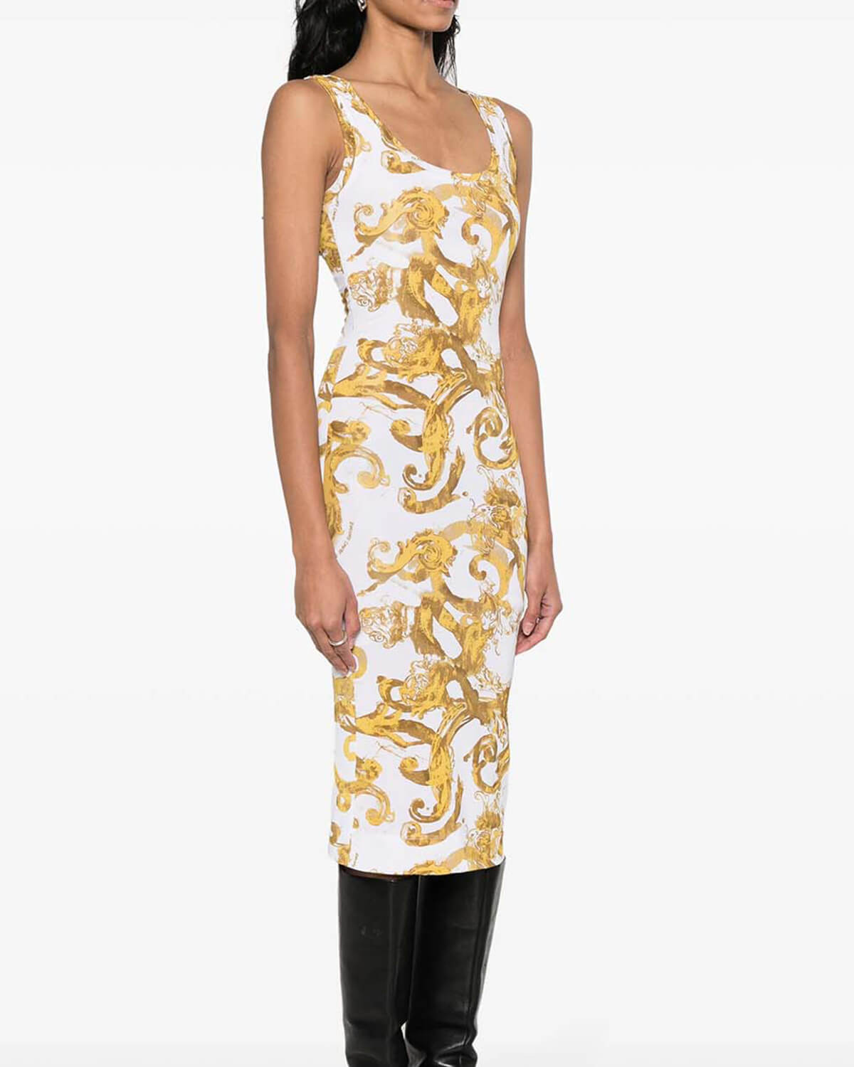 Φορεμα 76Dp946 M Print 76Dp946 M Print 76HAO9B6JS291 g03 white/gold φωτογραφία