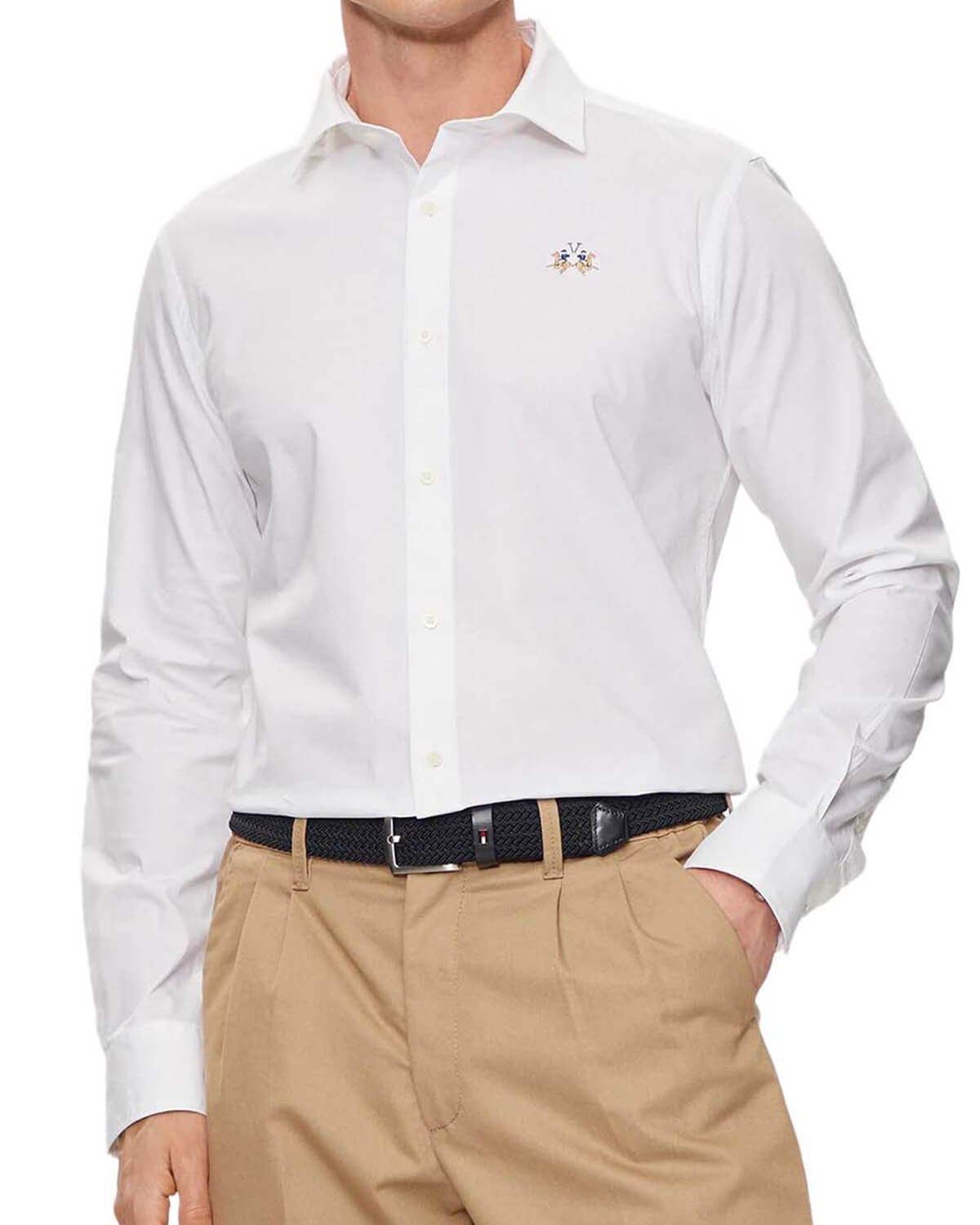 LA MARTINA Ανδρικό Μακρυμάνικο Πουκάμισο La Martina - 3LMYMC002 00001