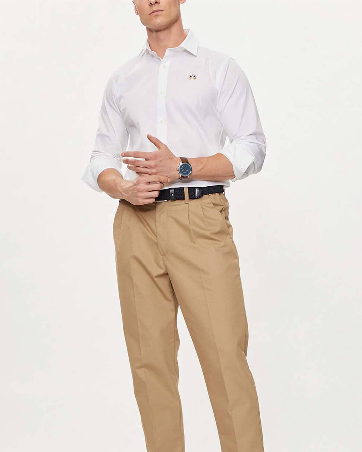 Ανδρικό Μακρυμάνικο Πουκάμισο La Martina - 3LMYMC002 00001 φωτογραφία