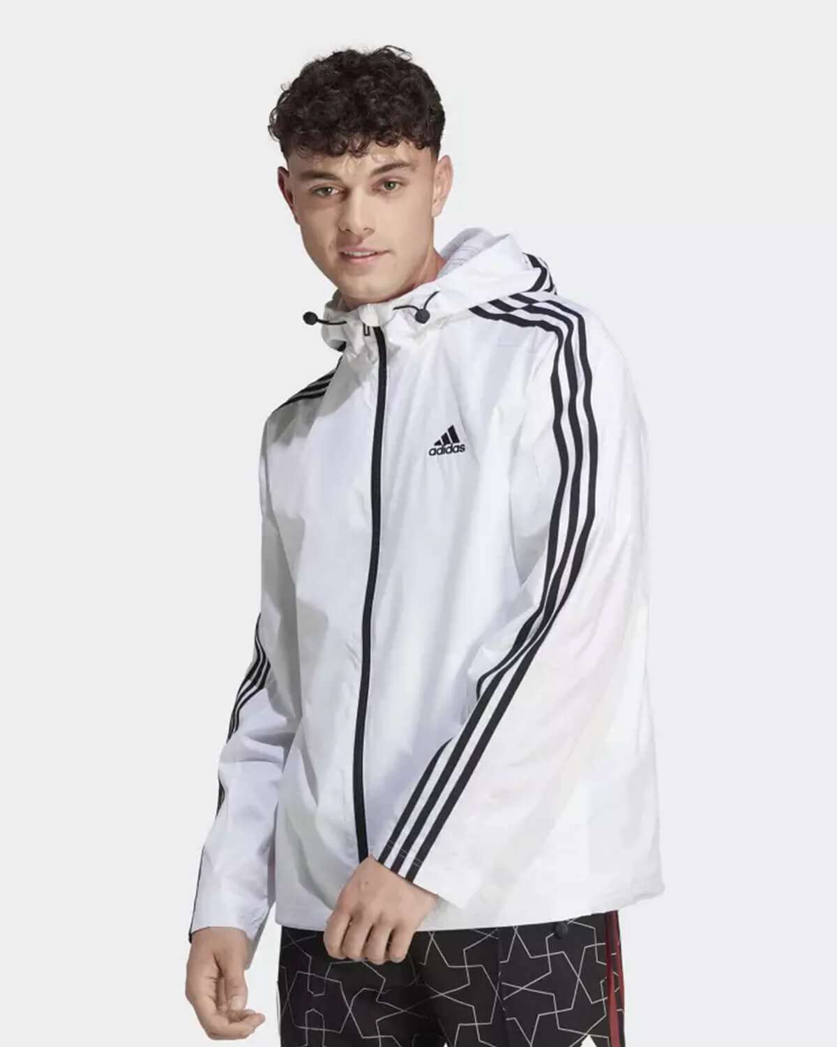 Adidas Ανδρικό Jacket με Κουκούλα Adidas - M 3S