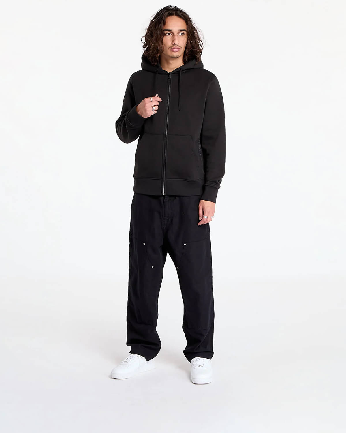 Ανδρική Ζακέτα με Φερμουάρ Calvin Klein - Logo Tape Zip Through φωτογραφία