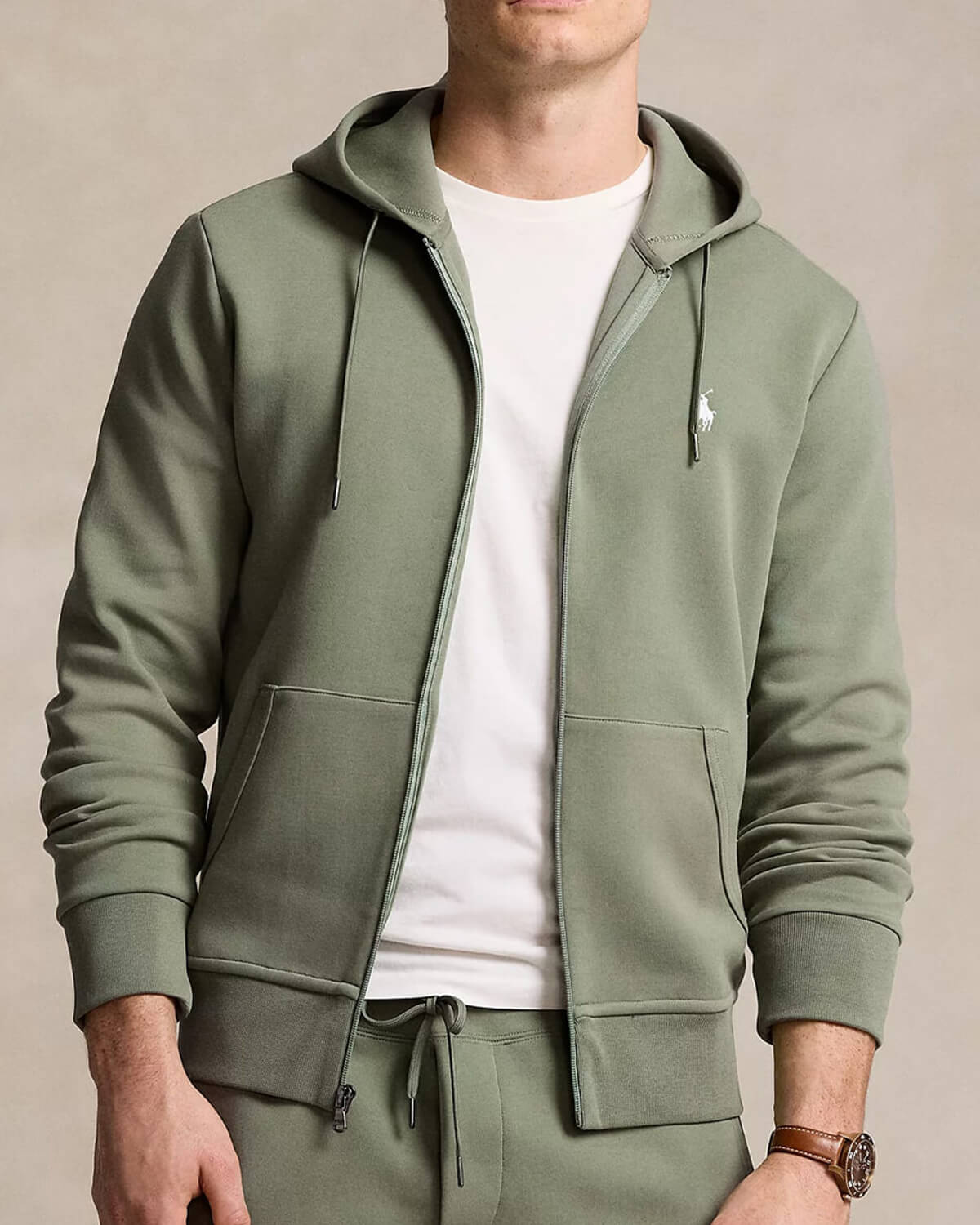 POLO RALPH LAUREN Ανδρική Ζακέτα με Φερμουάρ Polo Ralph Lauren - Lsfzhoodm1-Long Sleeve 710881517044 300