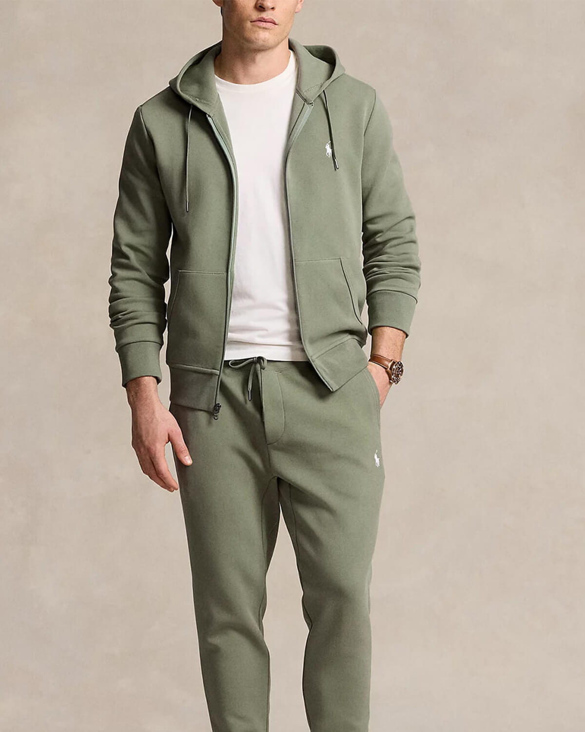 Ανδρική Ζακέτα με Φερμουάρ Polo Ralph Lauren - Lsfzhoodm1-Long Sleeve 710881517044 300 φωτογραφία