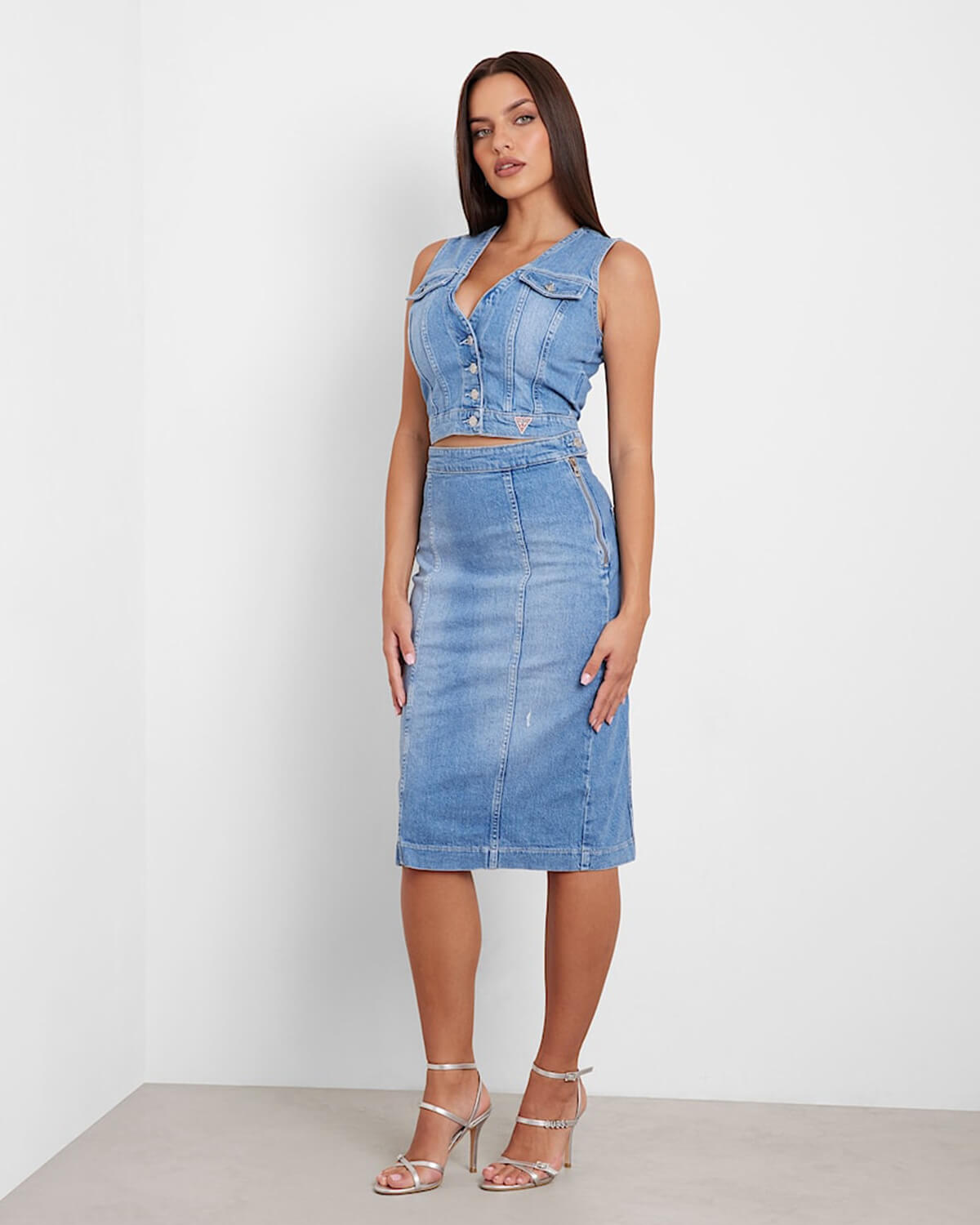 Γυναικεία Midi Φούστα Guess - Emma φωτογραφία