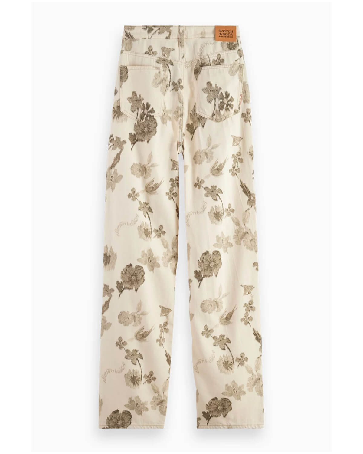 Γυναικείο Τζιν Παντελόνι Scotch & Soda - The Ripple Authentic – Poetry Tapestry φωτογραφία