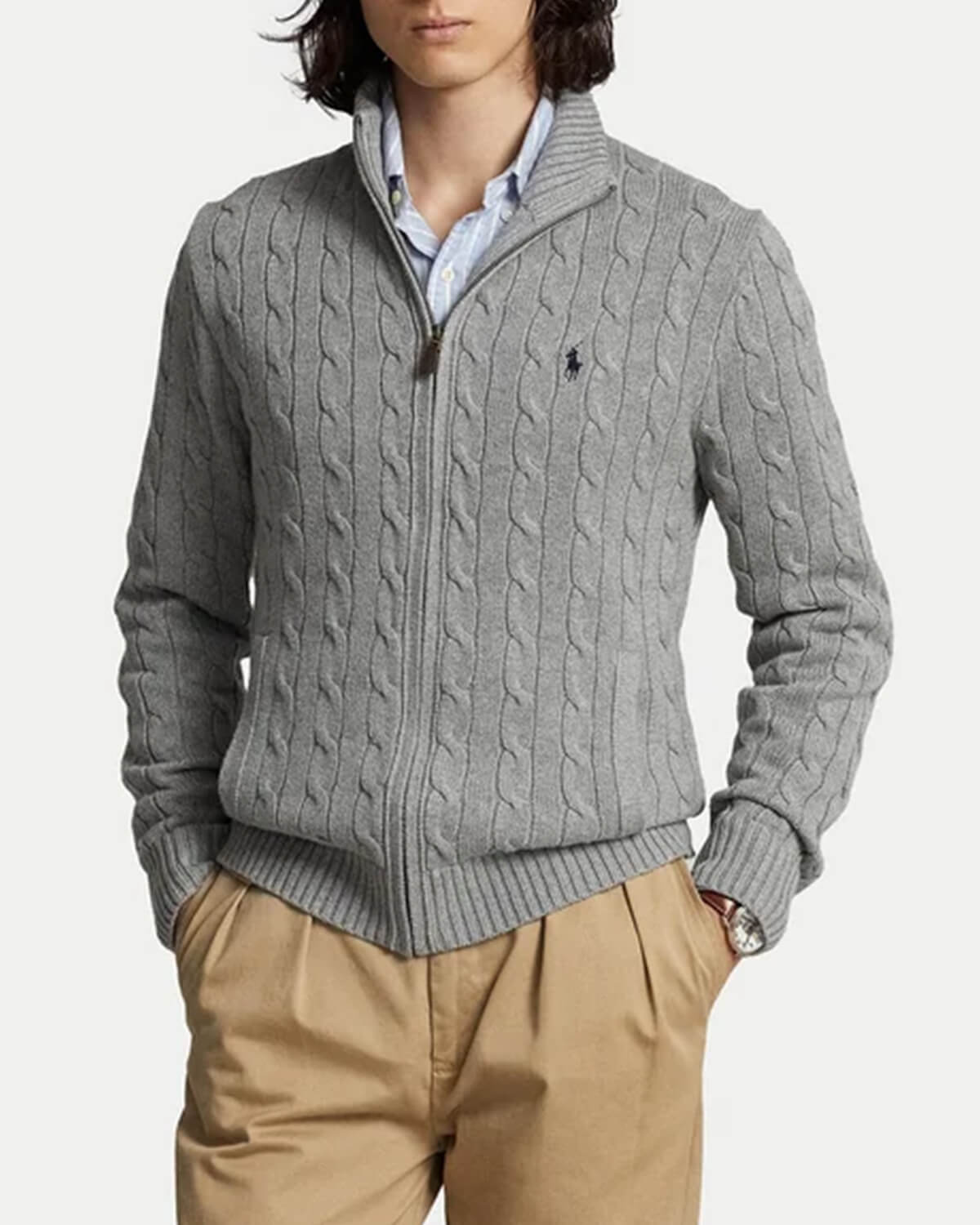 POLO RALPH LAUREN Ανδρική Ζακέτα με Φερμουάρ Polo Ralph Lauren - Lscablefzpp