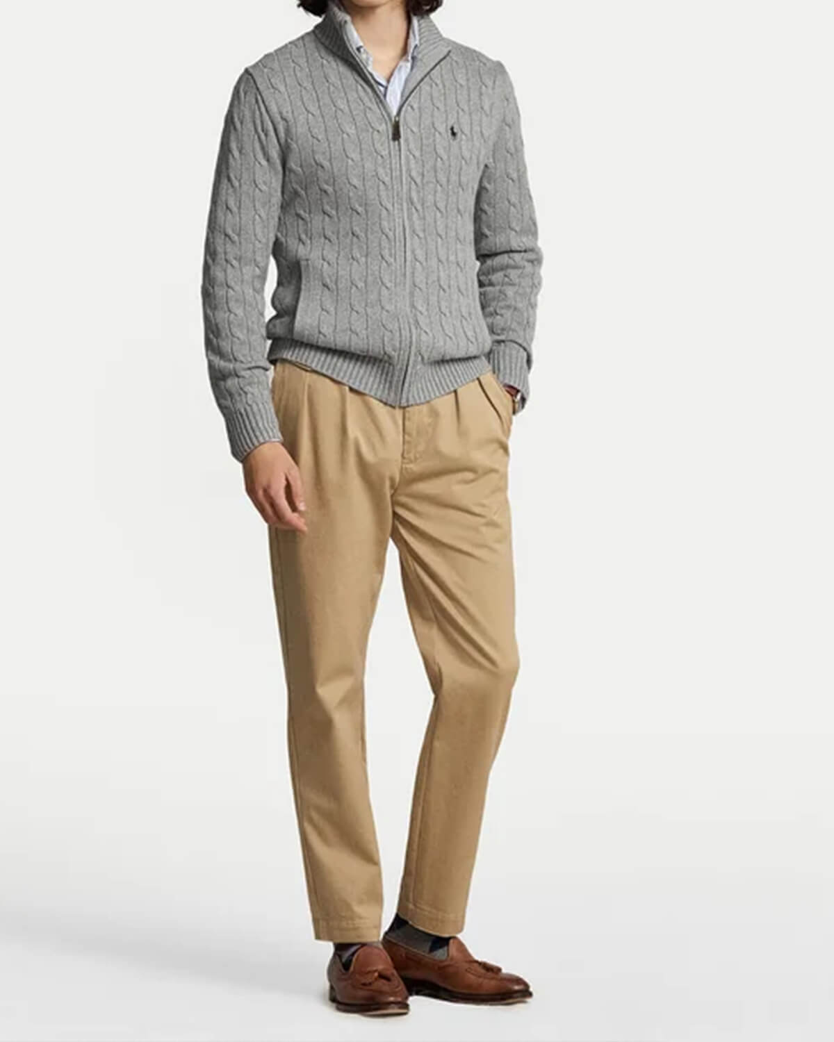 Ανδρική Ζακέτα με Φερμουάρ Polo Ralph Lauren - Lscablefzpp φωτογραφία