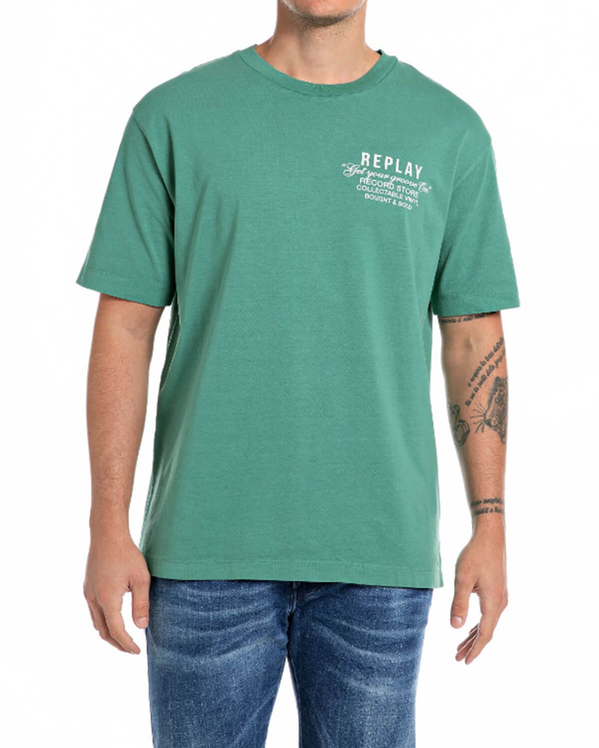 REPLAY Ανδρική Κοντομάνικη Μπλούζα Replay - M6950