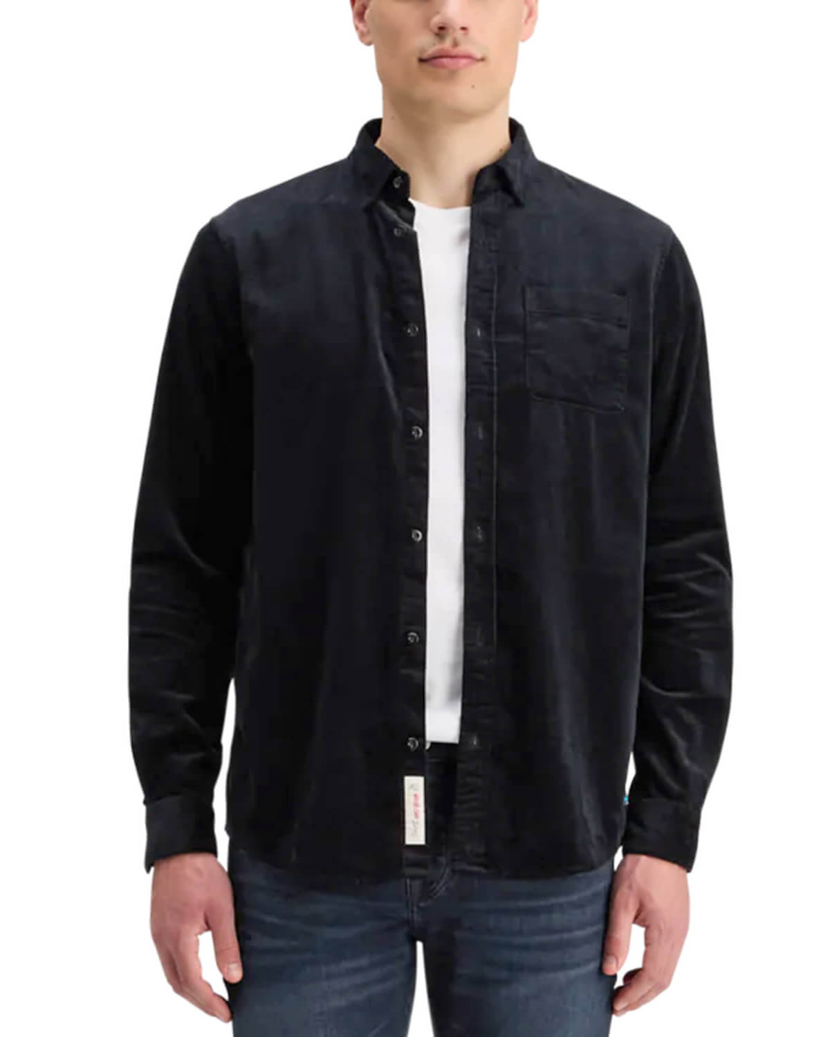 SCOTCH & SODA Ανδρικό Μακρυμάνικο Πουκάμισο Scotch & Soda - Solid Corduroy 178709 SC0008