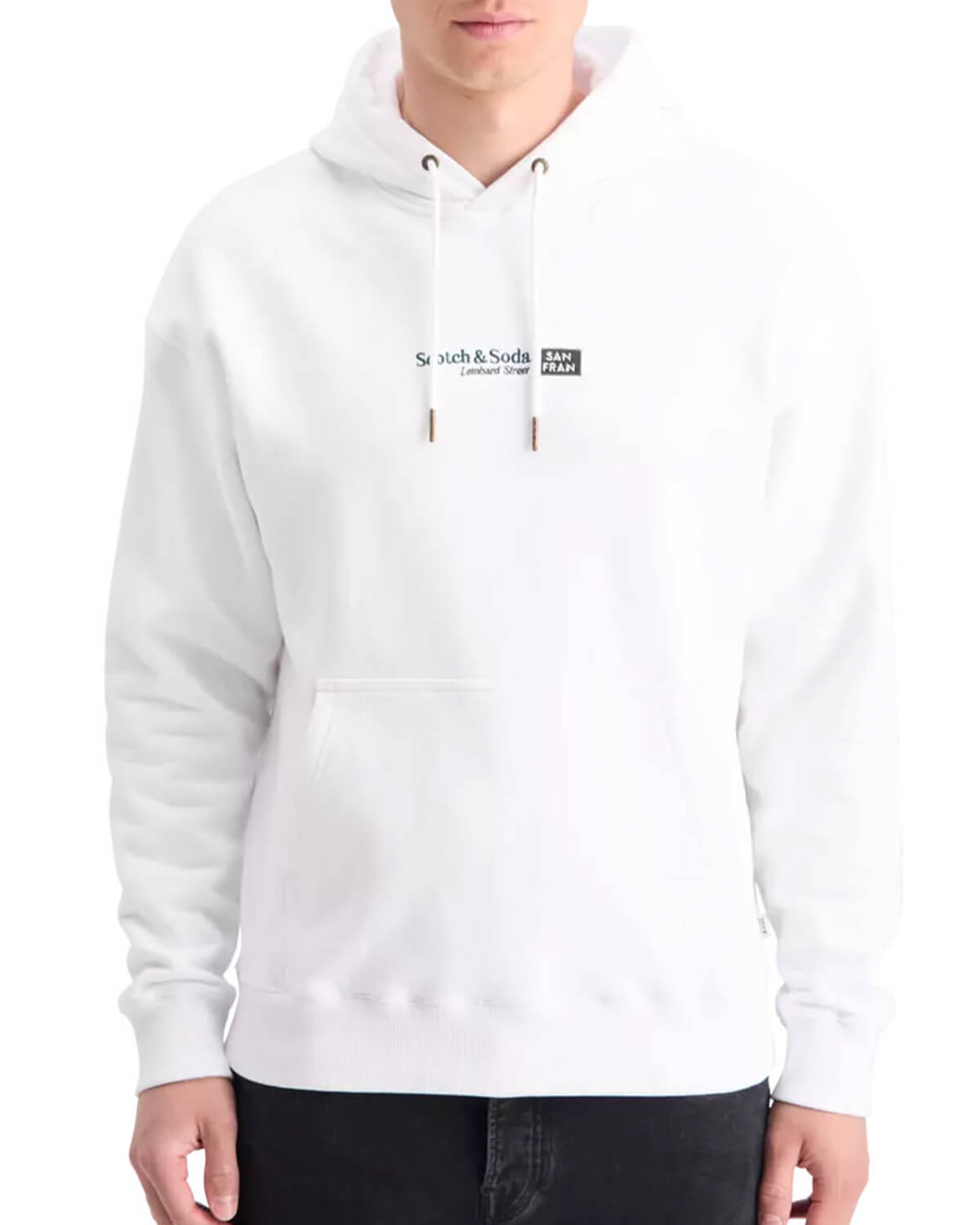 SCOTCH & SODA Ανδρική Μπλούζα Φούτερ με Κουκούλα Scotch & Soda Relaxed Fit Artwork Hoodie 178757 SC0006