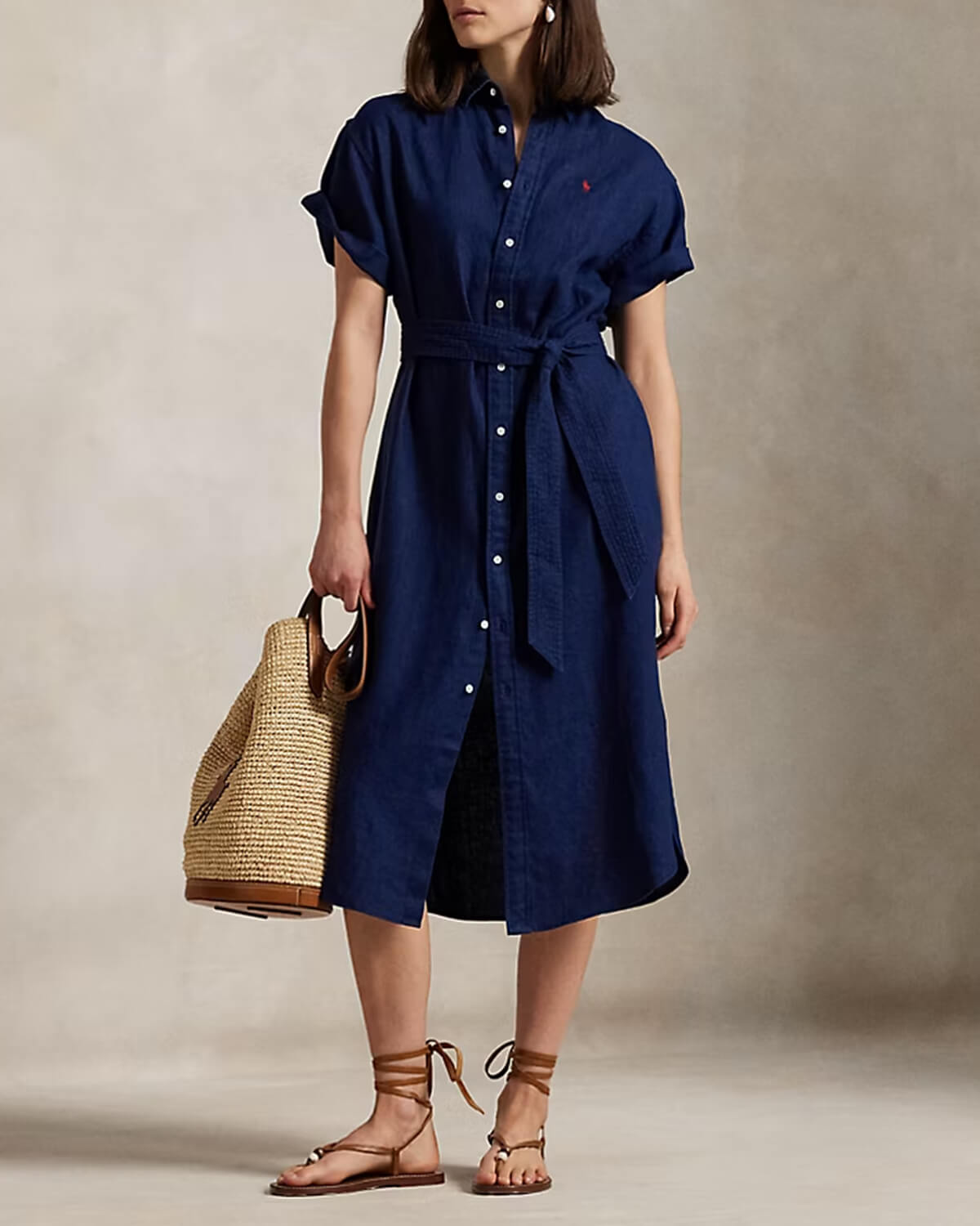 POLO RALPH LAUREN Γυναικείο Κοντομάνικο Φόρεμα Polo Ralph Lauren - Ss N Jspr