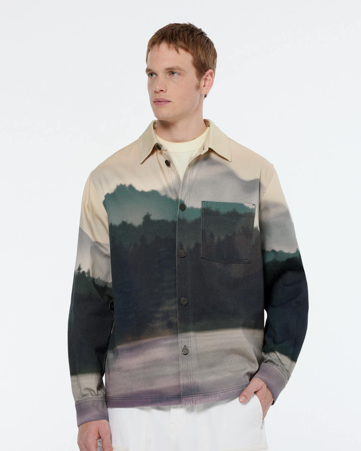 SCOTCH & SODA Ανδρικό Jacket Τύπου Πουκάμισο Scotch & Soda - Relaxed Fit Printed Twill