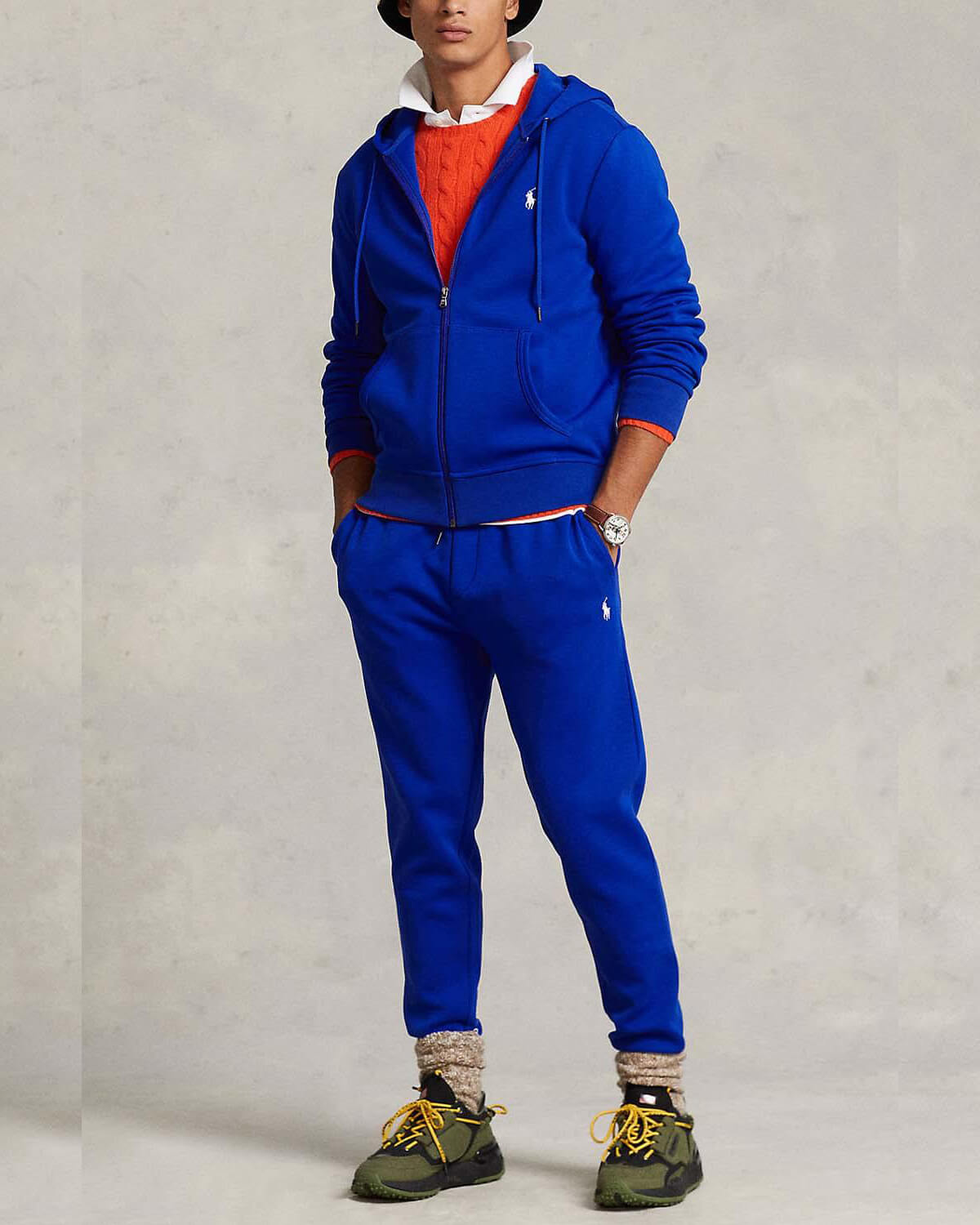 Ανδρική Ζακέτα με Κουκούλα και Φερμουάρ Polo Ralph Lauren - Lsfzhoodm1-Long Sleeve-Sweatshirt 710881517012 400 φωτογραφία