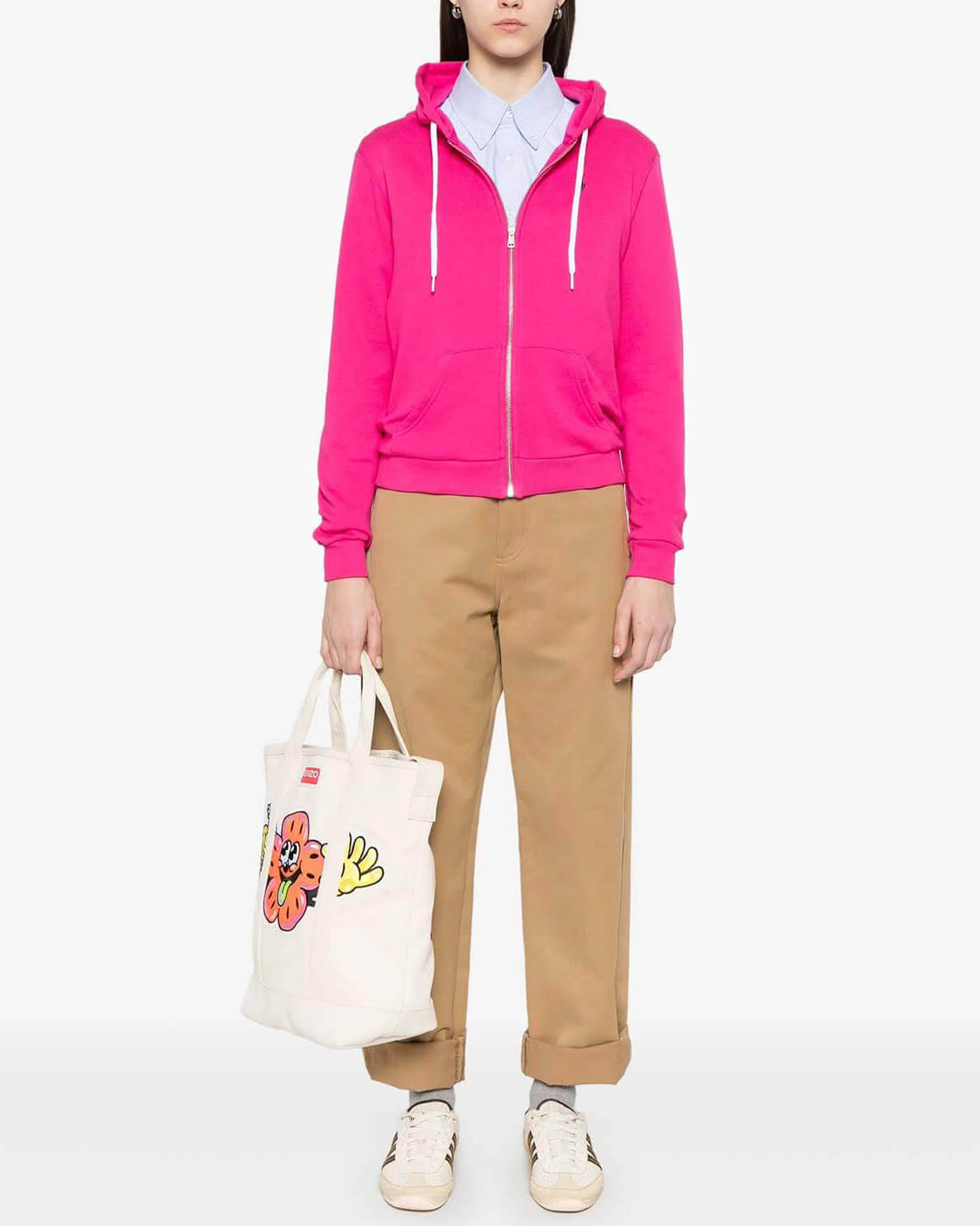 Γυναικεία Ζακέτα με Κουκούλα και Φερμουάρ Polo Ralph Lauren - Prl Fz Long Sleeve 211935584014 650 φωτογραφία