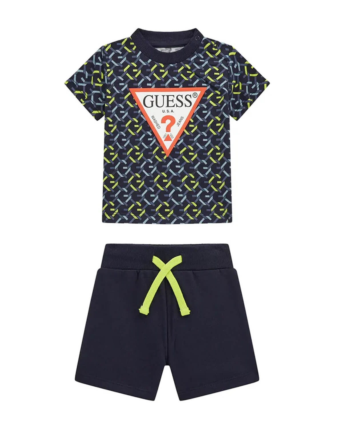 GUESS Βρεφικό Set Guess Μπλούζα + Σορτς - Ss