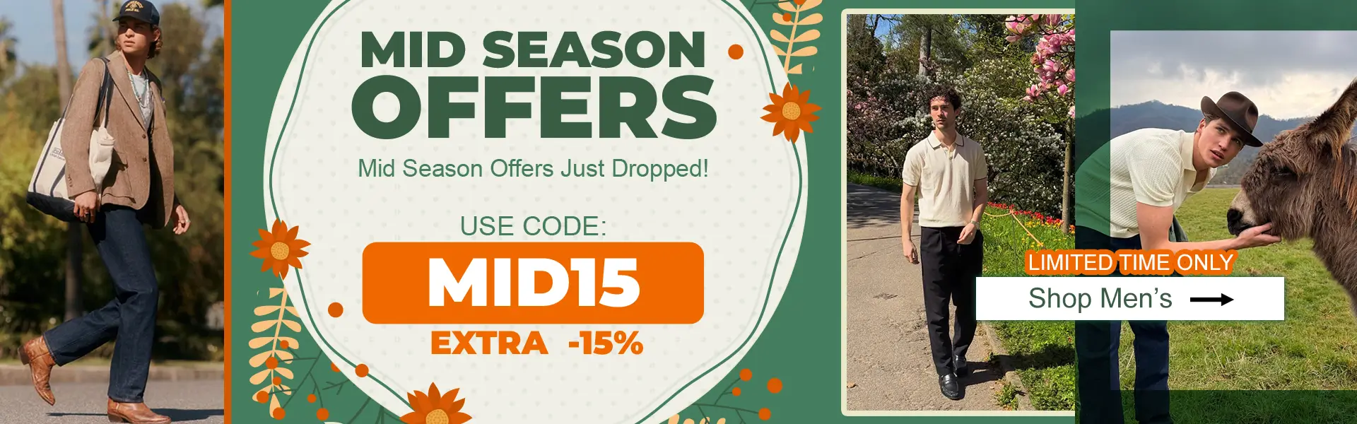 Άνδρας Mid Season Offers -15%