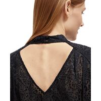 Γυναικεία Μακρυμάνικη Μπλούζα Scotch &amp; Soda - Mock Neck With Open Back
