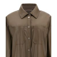 Guess - Ls Carola Faux Leather Shirt 