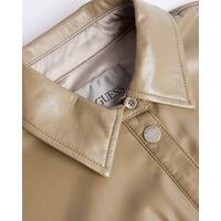 Guess - Ls Carola Faux Leather Shirt 