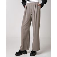 Spell - 5049 Pleated pants with fold-down waist