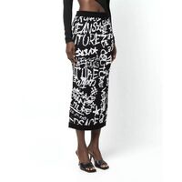 Versace Jeans Couture - 75Haem26Cm27N 75Dpm40 Wo Jacq Graffiti F7 Skirt