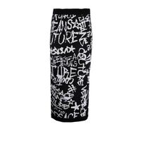 Versace Jeans Couture - 75Haem26Cm27N 75Dpm40 Wo Jacq Graffiti F7 Skirt