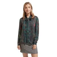 Scotch &amp; Soda - Shirt With Tie Neck