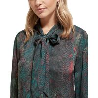 Scotch &amp; Soda - Shirt With Tie Neck