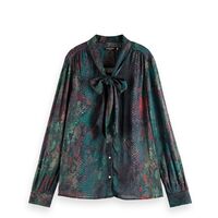 Scotch &amp; Soda - Shirt With Tie Neck