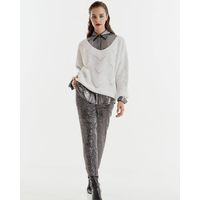 Access - 8076 Knitted Sweater With V Neckline