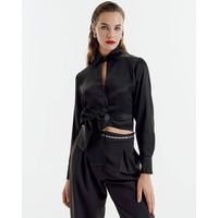 Spell - 7059 Shirt With Front Opening And Tie