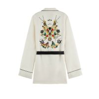 Women Pyjama Scotch &amp; Soda Embroidered 174160 SC0003 ecru 