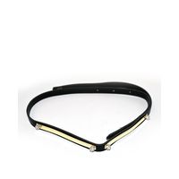 Spell - 4044 Thin Belt With Metallic And Rhinestone Details 