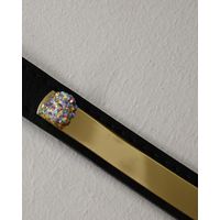 Spell - 4044 Thin Belt With Metallic And Rhinestone Details 