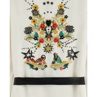 Women Pyjama Scotch &amp; Soda Embroidered 174160 SC0003 ecru 