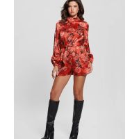 Guess - Ls Jessica Mock Nk Romper Dress 