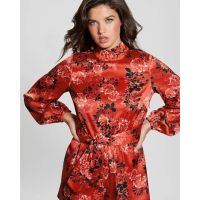 Guess - Ls Jessica Mock Nk Romper Dress 