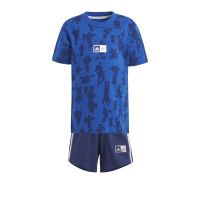 Παιδικό Set Adidas Μπλούζα + Σορτς  - Lk Dy 100 T