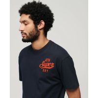 Superdry - D3 Ovin Emb Superstate Ath Logo Tee 