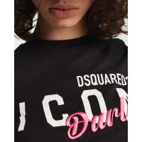 Women T-Shirt Dsquared2 S80GC0064S24668 900 black  