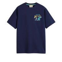 Ανδρική Κοντομάνικη Μπλούζα Scotch &amp; Soda - Front Back Sailor Artwork