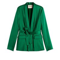 Γυναικείο Σακάκι Scotch &amp; Soda - Belted Satin Single Breasted